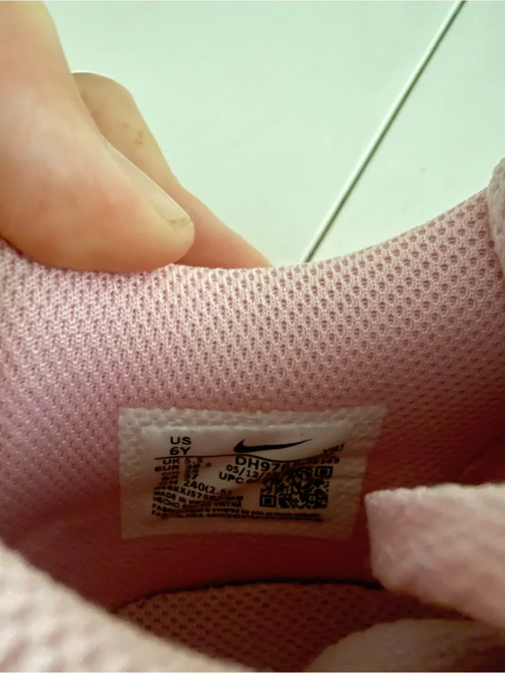 Nike Dunk Low Pink with hot pink swoosh